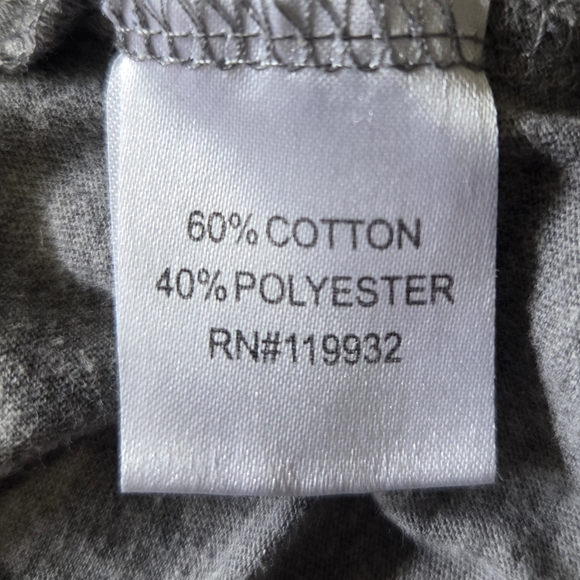 Garth Brooks World Tour Gray and Black Baseball Tee Size Med - Picture 5 of 6